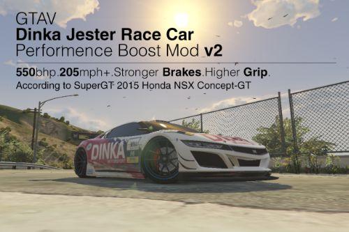 Dinka Jester Race Car Performence Boost Mod